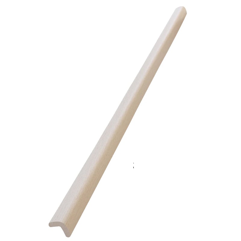 安心クッション L字 90cm 木目ホワイト