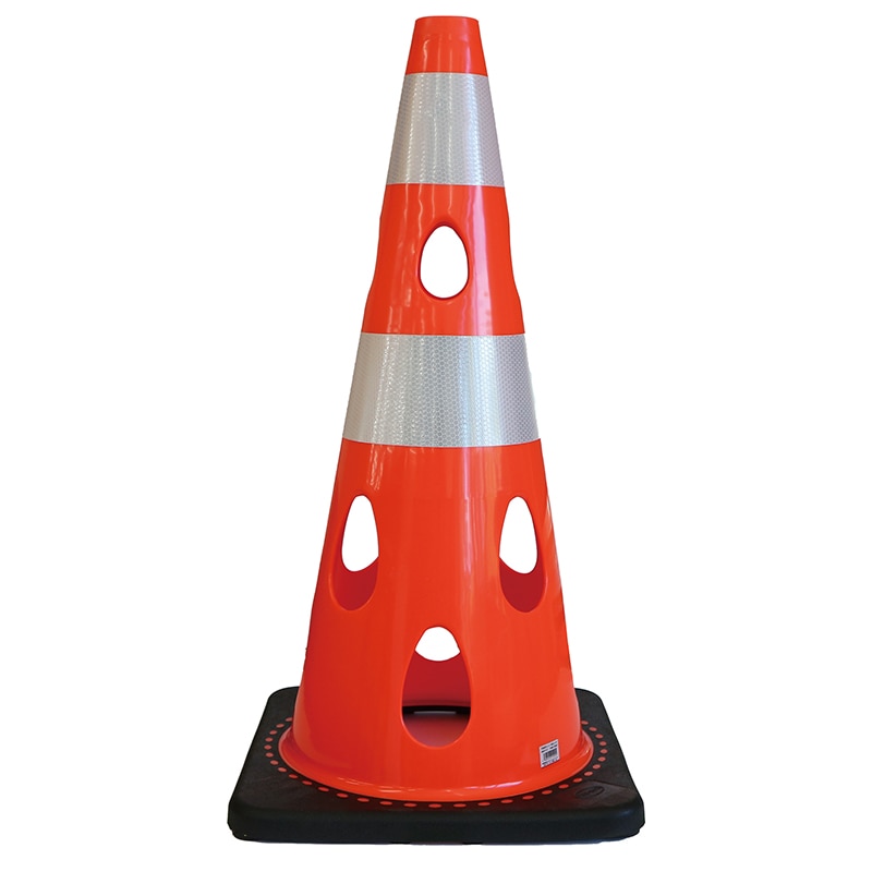 穴あきコーン レッド