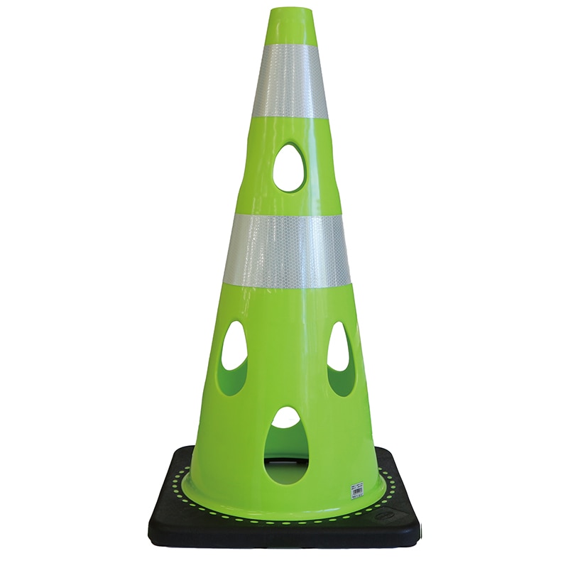 穴あきコーン グリーンイエロー