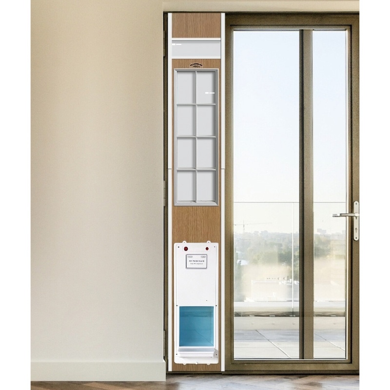 オートマチックフリードア（サッシ用） 木目