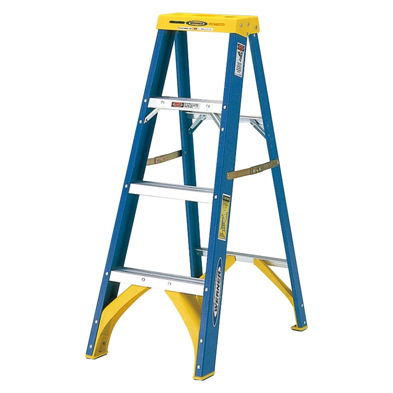 FRP製片側昇降式専用脚立 GLA 天板の高さ1.16m