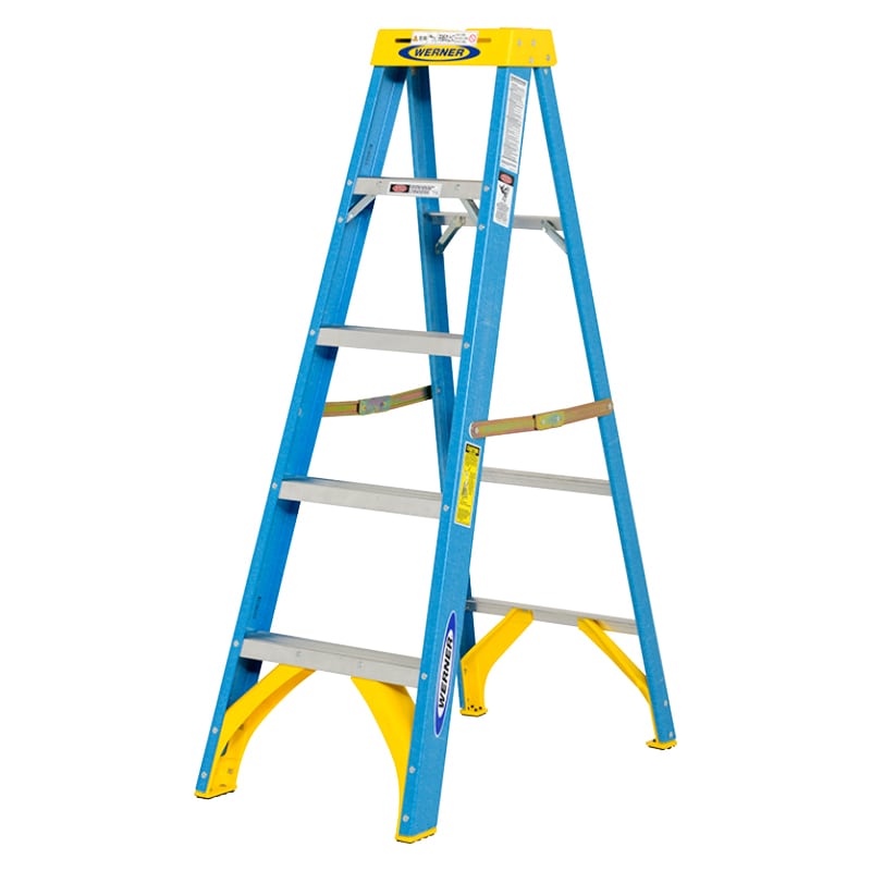 FRP製片側昇降式専用脚立 GLA 天板の高さ1.45m