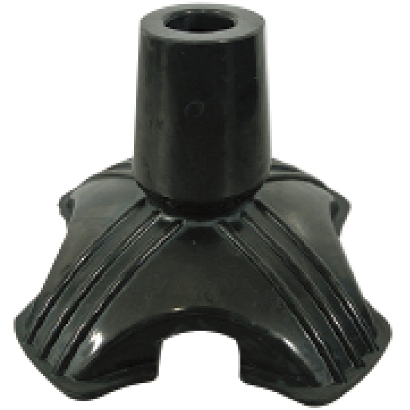 ステッキ用替ゴム 4点DX  ブラック 16mm用