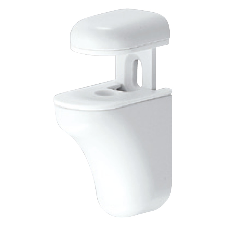 棚グリップA形  白艶消