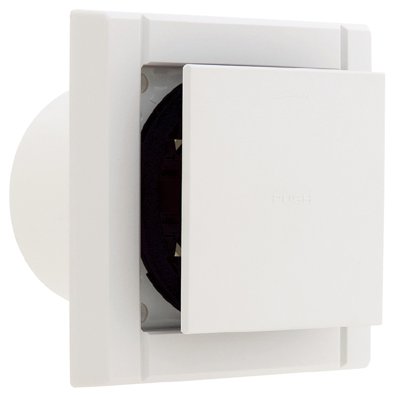 角型レジスターPRP 不織布フィルター付 Φ150mm用 クールホワイト