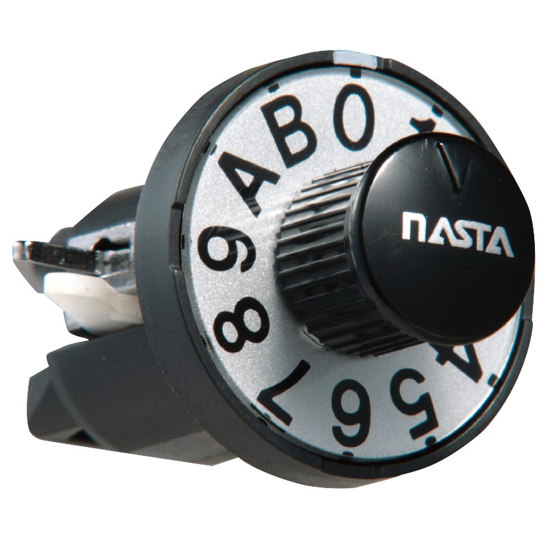 ポスト静音ダイヤル錠 タテ型