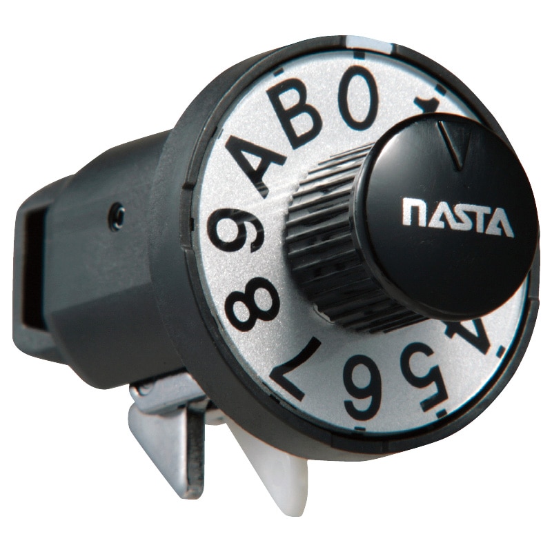 ポスト静音ダイヤル錠 ヨコ型