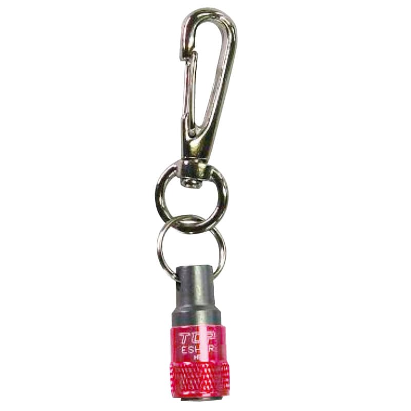 携帯用ソケットホルダー  レッド ナスカン付き