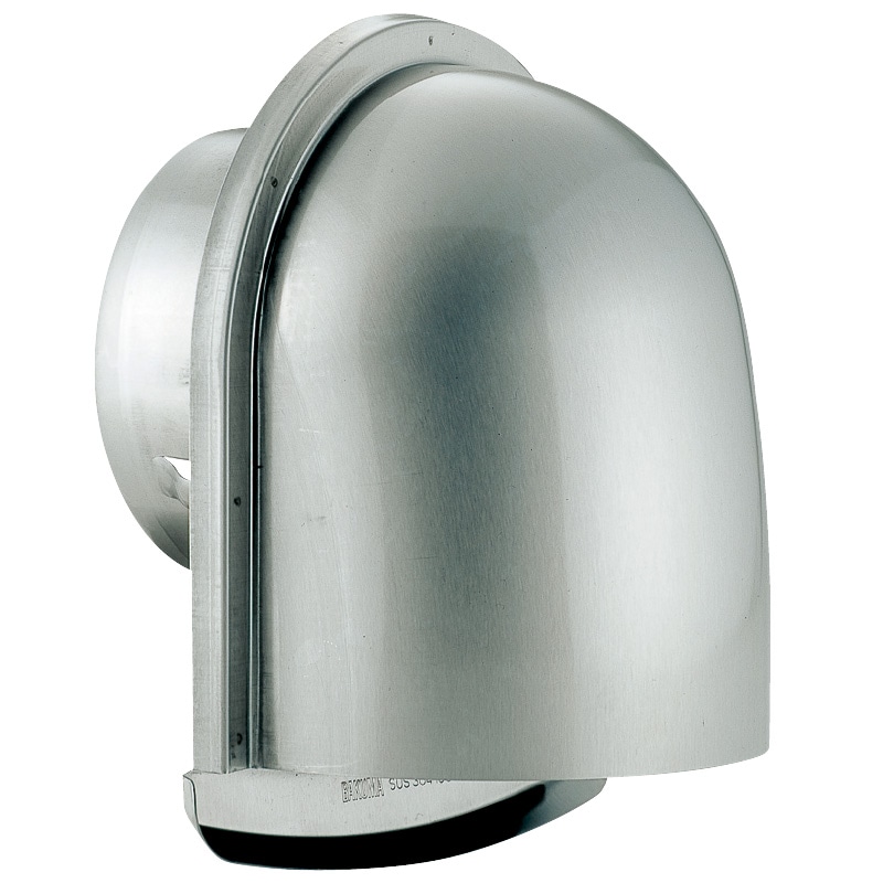 （お得）深型フード付換気口 網付 Φ100mm用 クリアー