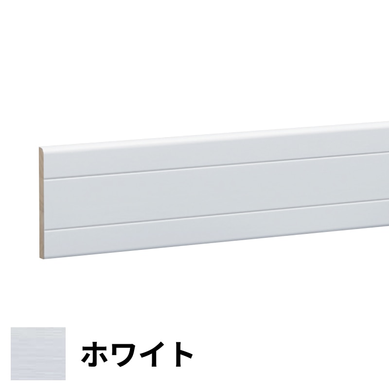 フリースタイル手すり 後付け補強板 15厚×80幅 2m ホワイト
