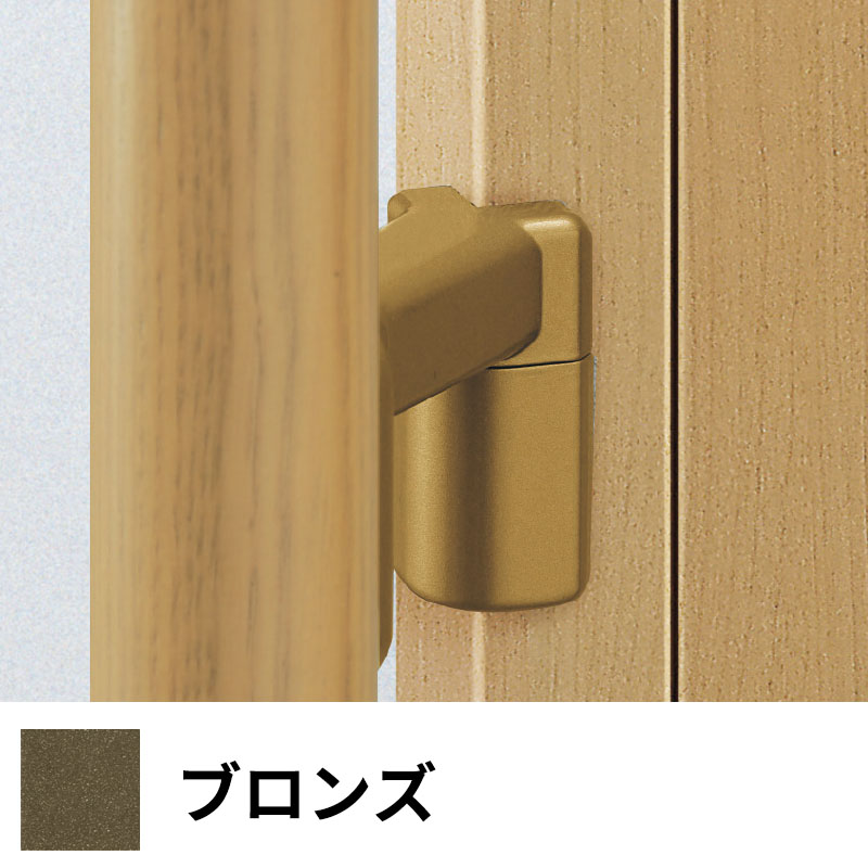 フリースタイル手すり 直受出隅スリムブラケット φ32用 ブロンズ