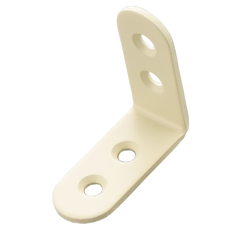 鉄製取付金具 アイボリー L字タイプ 6100