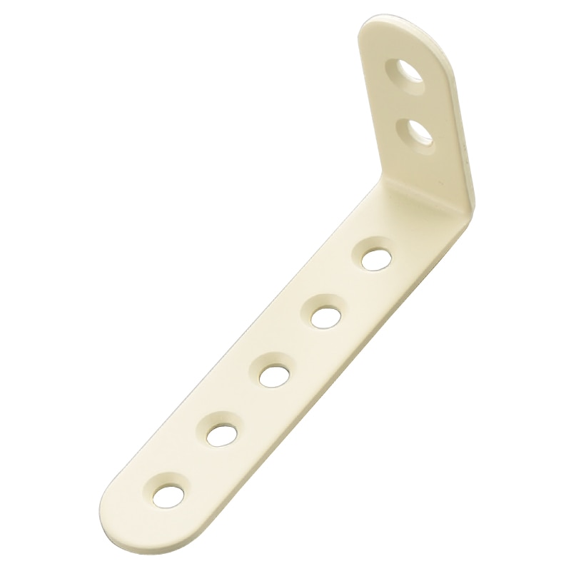 鉄製取付金具 アイボリー L字タイプ 6105