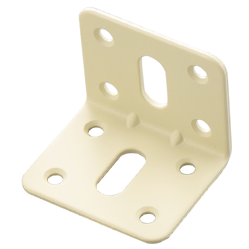 鉄製取付金具 アイボリー L字タイプ 6115