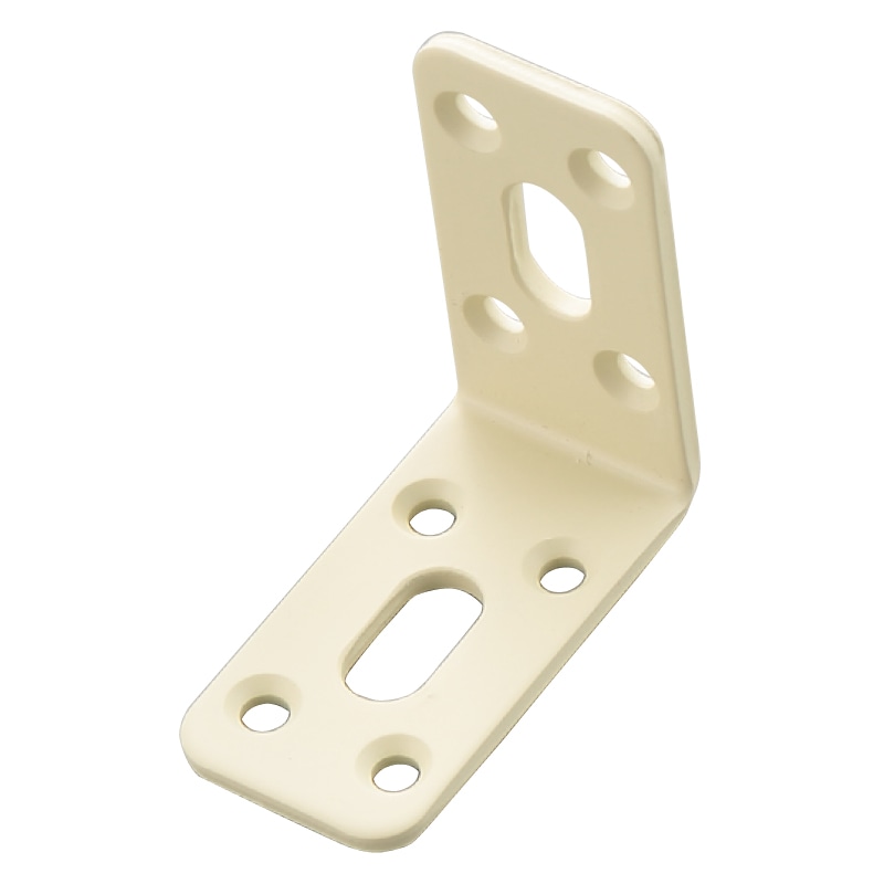 鉄製取付金具 アイボリー L字タイプ 6120