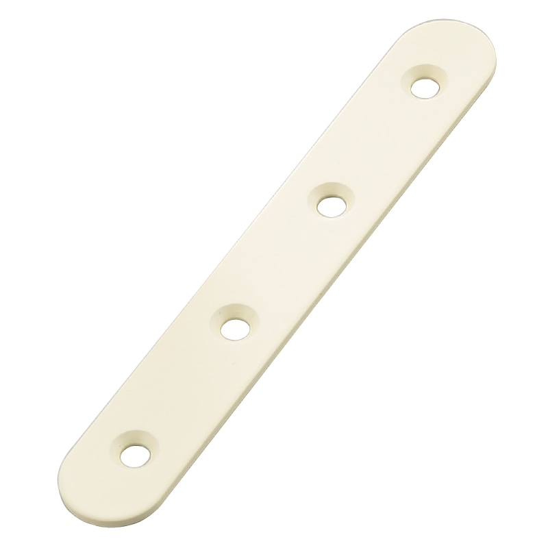 鉄製取付金具 アイボリー フラットタイプ 6125