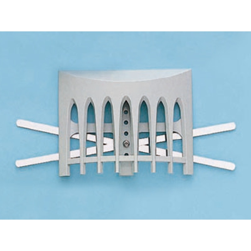 ストレーナキャップ 塩ビ 適用パイプ呼び径50-100mm グレー ヨコ