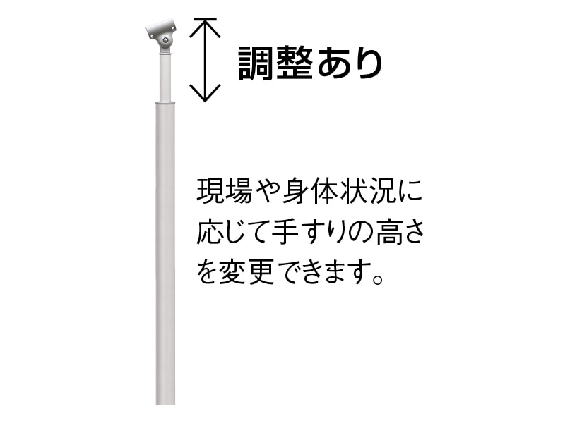 埋め込み式エンド支柱