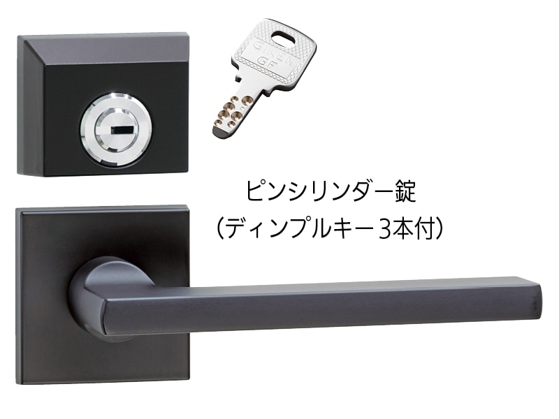 レバーハンドル62A 鍵付錠 LＶS