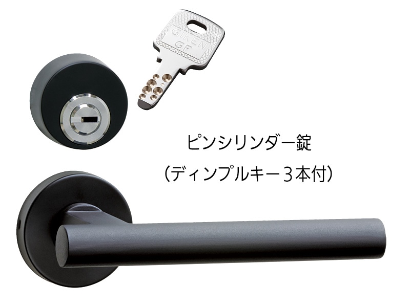 レバーハンドル65A 鍵付錠 LＶS