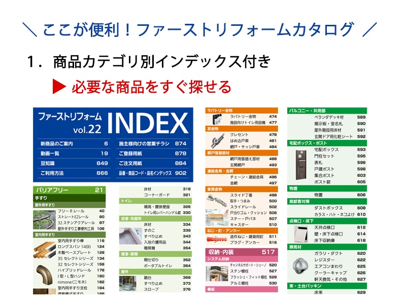 ファーストリフォームカタログ