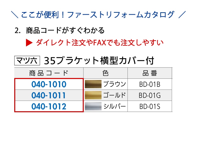 ファーストリフォームカタログ