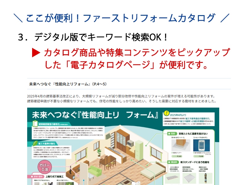 ファーストリフォームカタログ