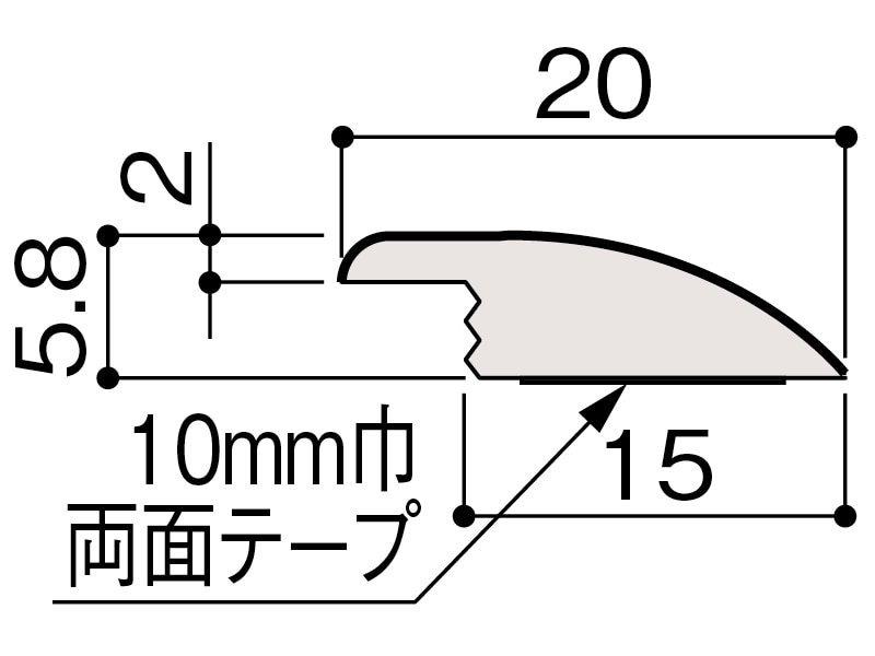 リモデルフロア見切 段差見切