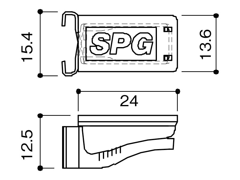 フラッシュ棚柱 棚受
