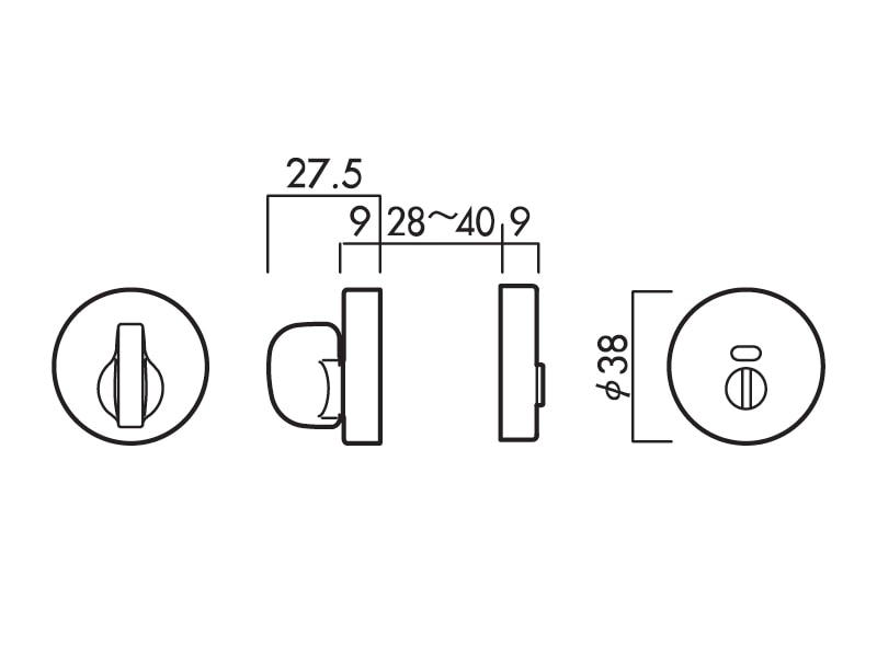 ハイレバー ラッチ・座セット