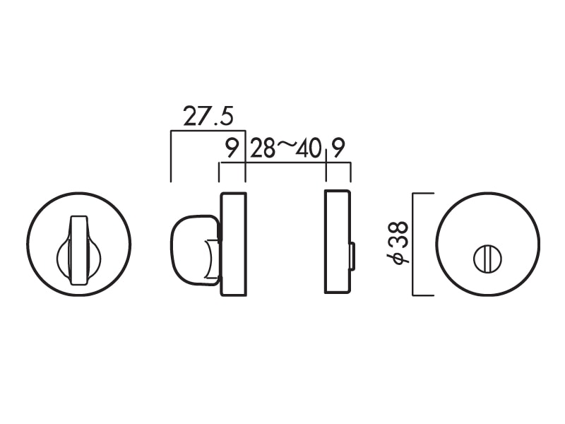 ハイレバー ラッチ・座セット