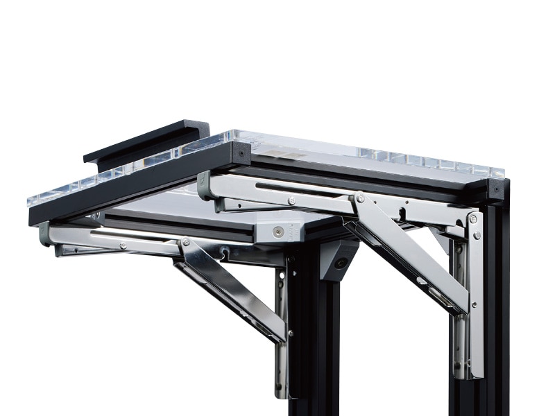 ステンレス鋼製折りたたみ棚受 EBN型