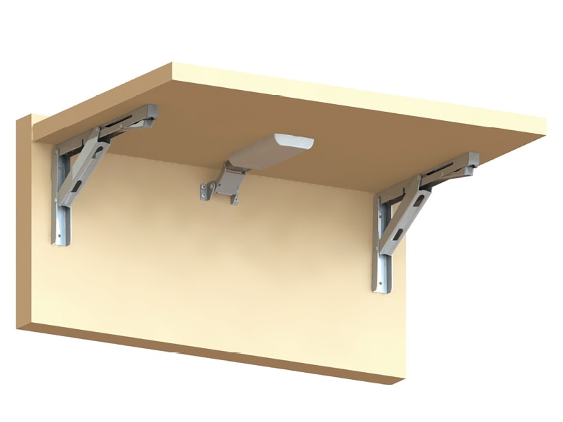 ステンレス鋼製折りたたみ棚受 EBN型