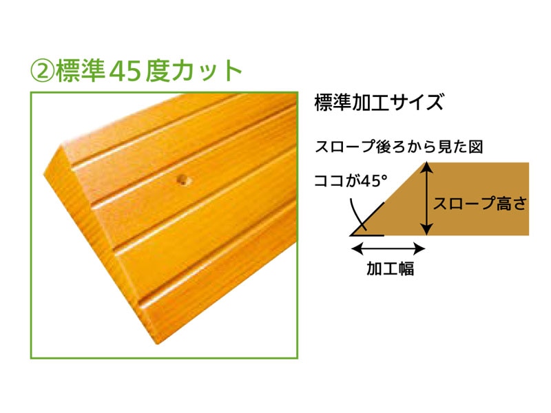 オーダー木製スロープ