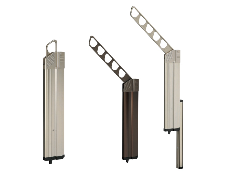 物干アームスライド式(ビルトイン収納)