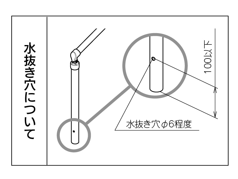 ネクステール Φ42 屋外支柱
