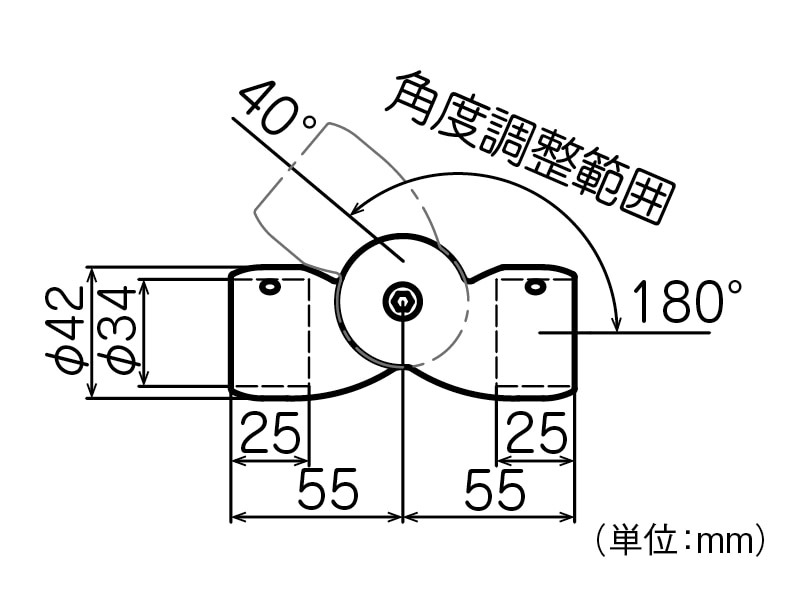 ネクステール Φ34 自在ジョイントF