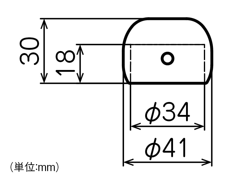 ネクステール Φ34 エンドキャップアウター