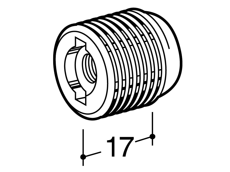 内々用パーツ 打ち込みナット