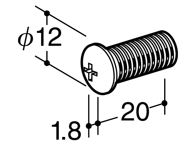 内々用パーツ 飾りボルト