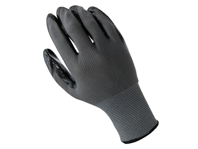ニトリル背抜き手袋  パワーブラック