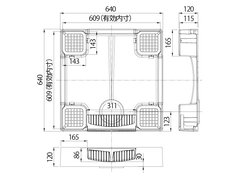 セーフガードパン（かさ上げ防水パン）