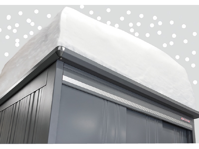 BELOS（ヴェロス）物置 B-1710 背面棚タイプ