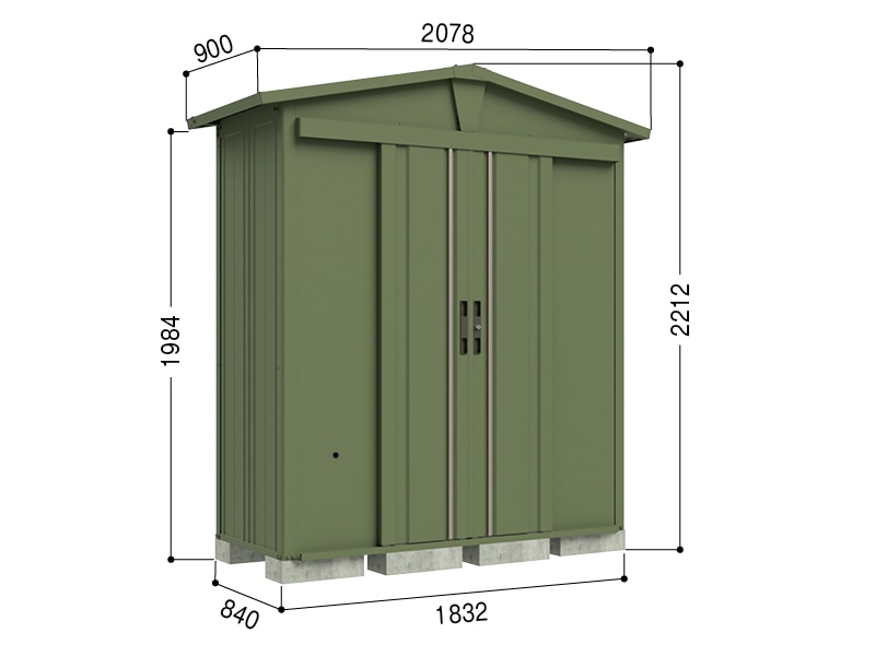 LEISURE（リジュー）物置 LSN-1808