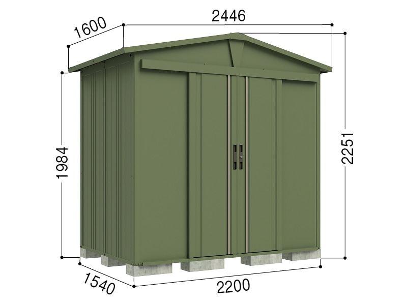 LEISURE（リジュー）物置 LSN-2215