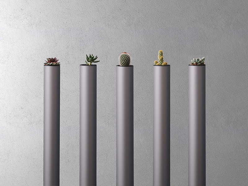 ALCOLOLO 丸柱 鉢付