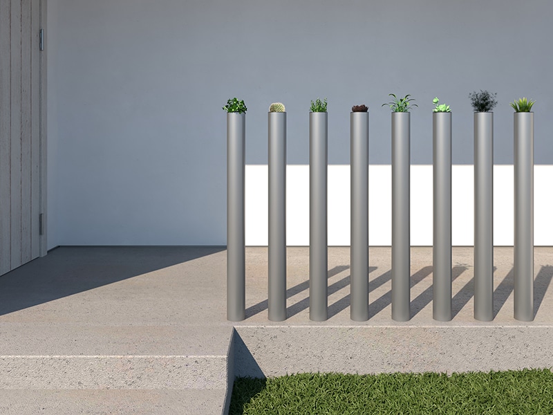 ALCOLOLO 丸柱 鉢付