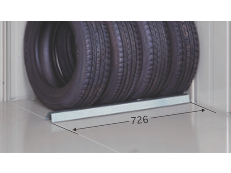 タクボ物置 オプション　タイヤストッパー