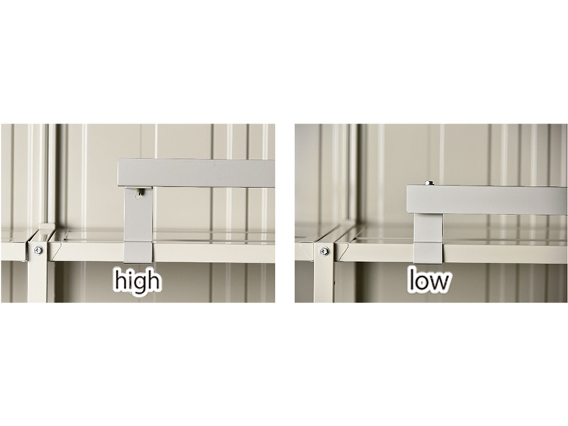 タクボ物置 オプション　棚落下防止ガード