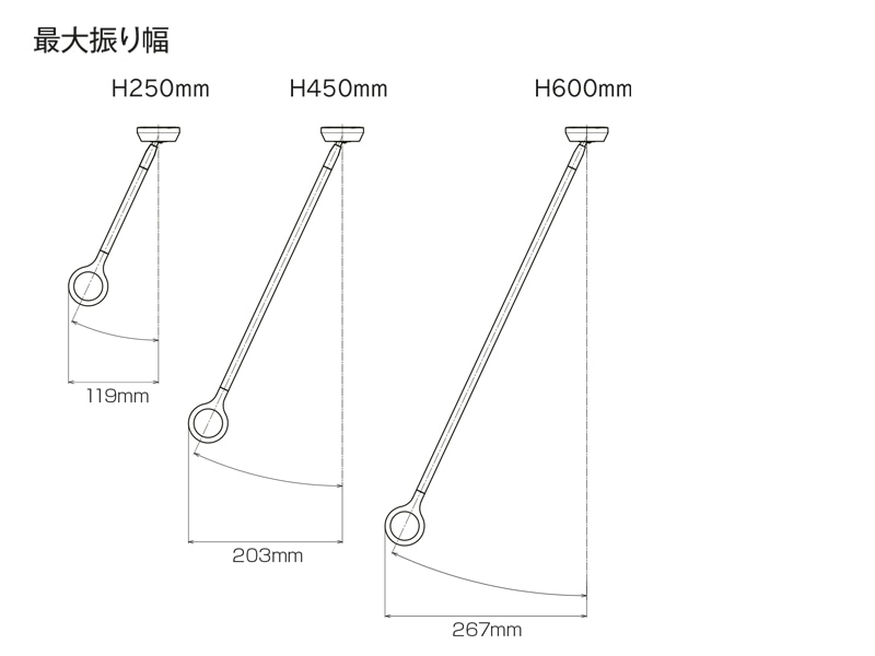 ランドリーバーLB1 吊りポールセット
